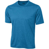 Men's Athletic Heather All Sport Training T-Shirts Blue Wake Heather X - Small Short Sleeve T-Shirts
