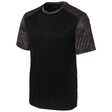 Men's CamoHex Colorblock Tee X - Small Black/Iron Grey Short Sleeve T-Shirts