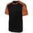 Men's CamoHex Colorblock Tee X - Small Black/Neon Orange Short Sleeve T-Shirts