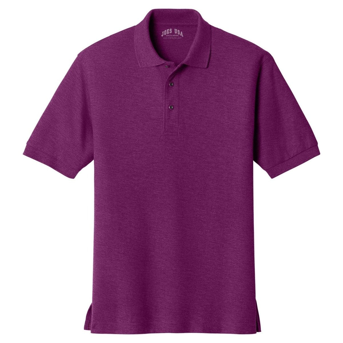 Mens Classic Silk Touch Polo Shirts in 36 Colors and Sizes: XS - 6XL Deep Berry X - Small Polos/Knits