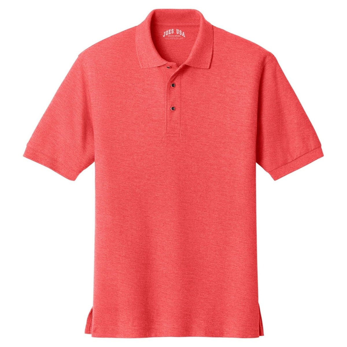 Mens Classic Silk Touch Polo Shirts in 36 Colors and Sizes: XS - 6XL Hibiscus X - Small Polos/Knits