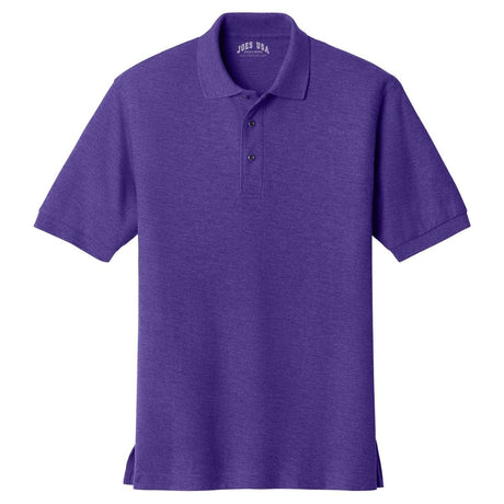 Mens Classic Silk Touch Polo Shirts in 36 Colors and Sizes: XS - 6XL Purple X - Small Polos/Knits