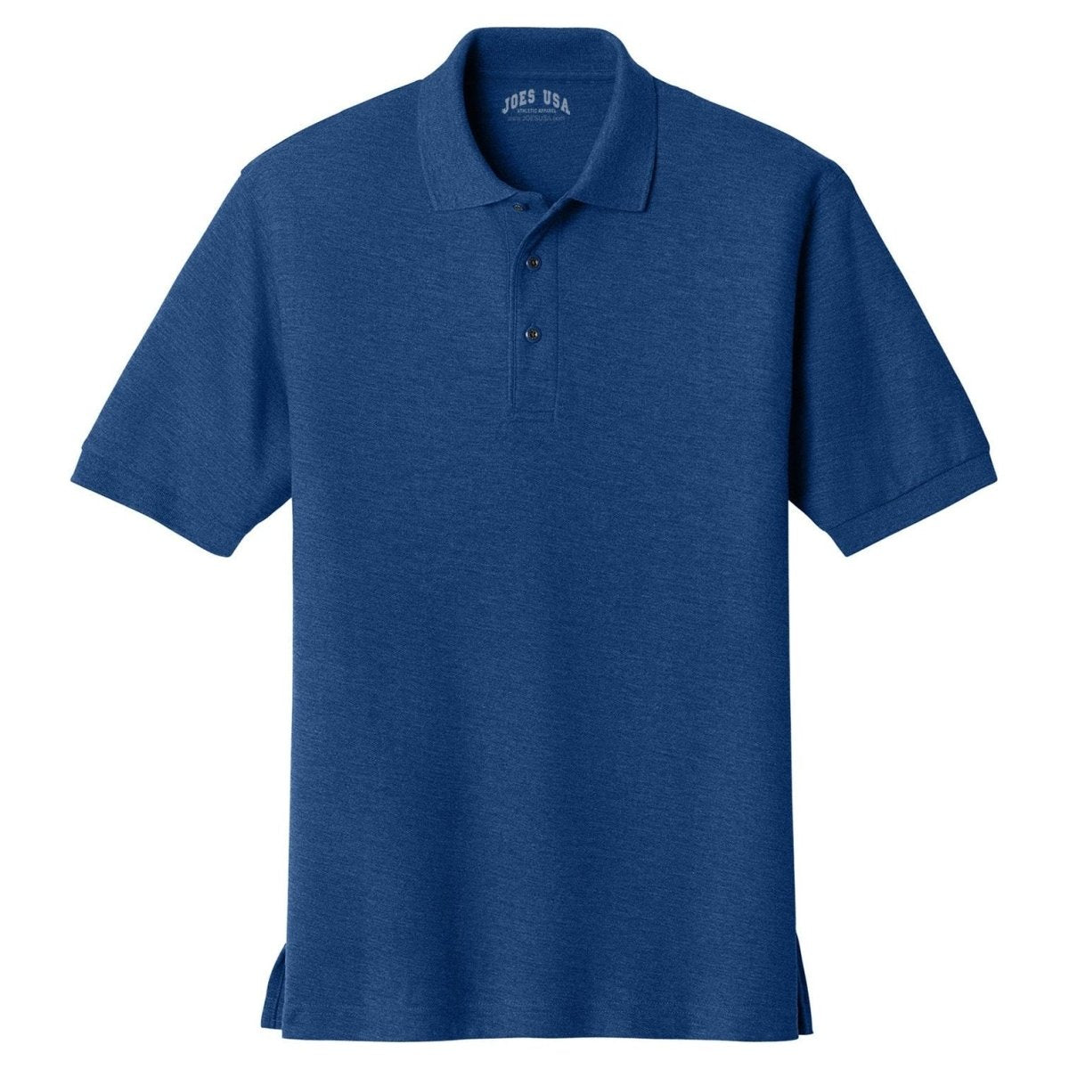 Mens Classic Silk Touch Polo Shirts in 36 Colors and Sizes: XS - 6XL Royal X - Small Polos/Knits