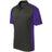Men's Colorblock Micropique Sport - Wick Polo Iron Grey / Purple X - Small Polos/Knits