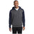 Mens Colorblock Tech Fleece 1/4 - Zip Hooded Sweatshirt Graphite Heather/True Navy X - Small Zip Hoodies
