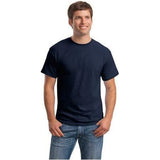 Mens ComfortBlend EcoSmart 50/50 Cotton/Poly T-Shirt Large Deep Navy Short Sleeve T-Shirts