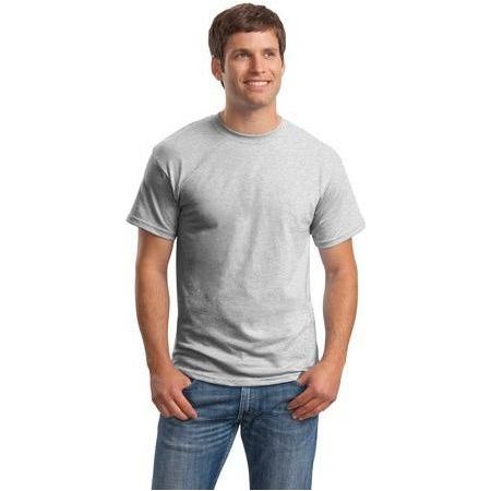 Mens ComfortBlend EcoSmart 50/50 Cotton/Poly T-Shirt Medium Ash Short Sleeve T-Shirts