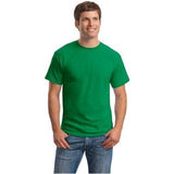 Mens ComfortBlend EcoSmart 50/50 Cotton/Poly T-Shirt Medium Kelly Green Short Sleeve T-Shirts