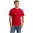 Mens ComfortBlend EcoSmart 50/50 Cotton/Poly T-Shirt Small Deep Red Short Sleeve T-Shirts