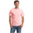 Mens ComfortBlend EcoSmart 50/50 Cotton/Poly T-Shirt Small Pale Pink Short Sleeve T-Shirts