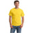Mens ComfortBlend EcoSmart 50/50 Cotton/Poly T-Shirt Small Yellow Short Sleeve T-Shirts