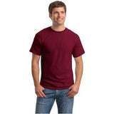 Mens ComfortBlend EcoSmart 50/50 Cotton/Poly T-Shirt X - Large Cardinal Short Sleeve T-Shirts
