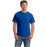 Mens ComfortBlend EcoSmart 50/50 Cotton/Poly T-Shirt X - Large Deep Royal Short Sleeve T-Shirts