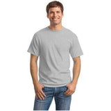 Mens ComfortSoft Heavyweight 100% Cotton T-Shirt Small Ash Short Sleeve T-Shirts