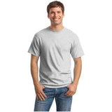 Mens ComfortSoft Heavyweight 100% Cotton T-Shirt Small Ash Short Sleeve T-Shirts