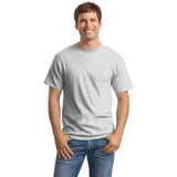 Mens ComfortSoft Heavyweight 100% Cotton T-Shirt Small Ash Short Sleeve T-Shirts