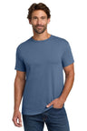 Mens ComfortSoft Heavyweight 100% Cotton T-Shirt Small Denim Blue Short Sleeve T-Shirts