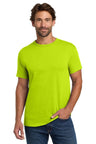 Mens ComfortSoft Heavyweight 100% Cotton T-Shirt Small Safety Green 50/50 Cotton Poly Short Sleeve T-Shirts