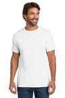 Mens ComfortSoft Heavyweight 100% Cotton T-Shirt Small White Short Sleeve T-Shirts