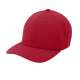Men's Cool and Dry Flexfit Moisture Wicking Caps in Adult Sizes: S/M, L/XL True Red L/XL Hats