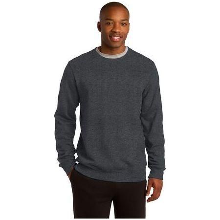 Mens Crewneck Sweatshirt 2X - Large Graphite Heather Crewneck Sweatshirts