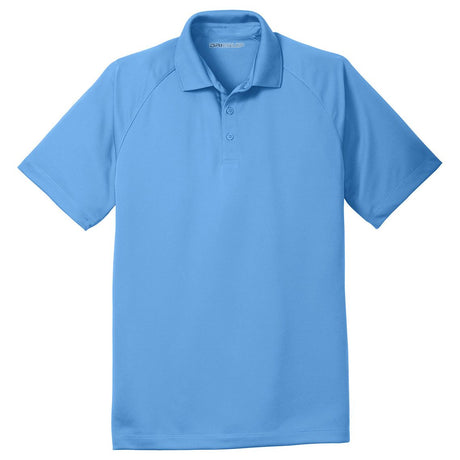 Men's Crossover Raglan Polo Azure Blue X - Small Polos/Knits