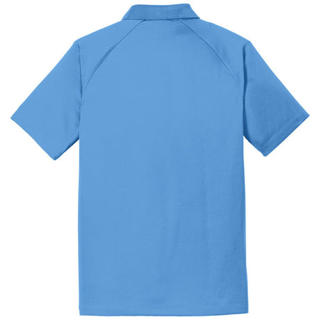 Men's Crossover Raglan Polo Azure Blue X - Small Polos/Knits