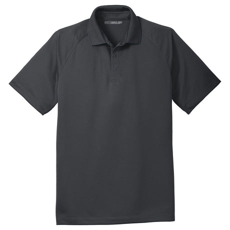 Men's Crossover Raglan Polo Battleship Grey X - Small Polos/Knits