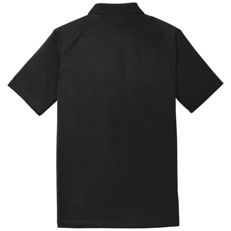 Men's Crossover Raglan Polo Black X - Small Polos/Knits