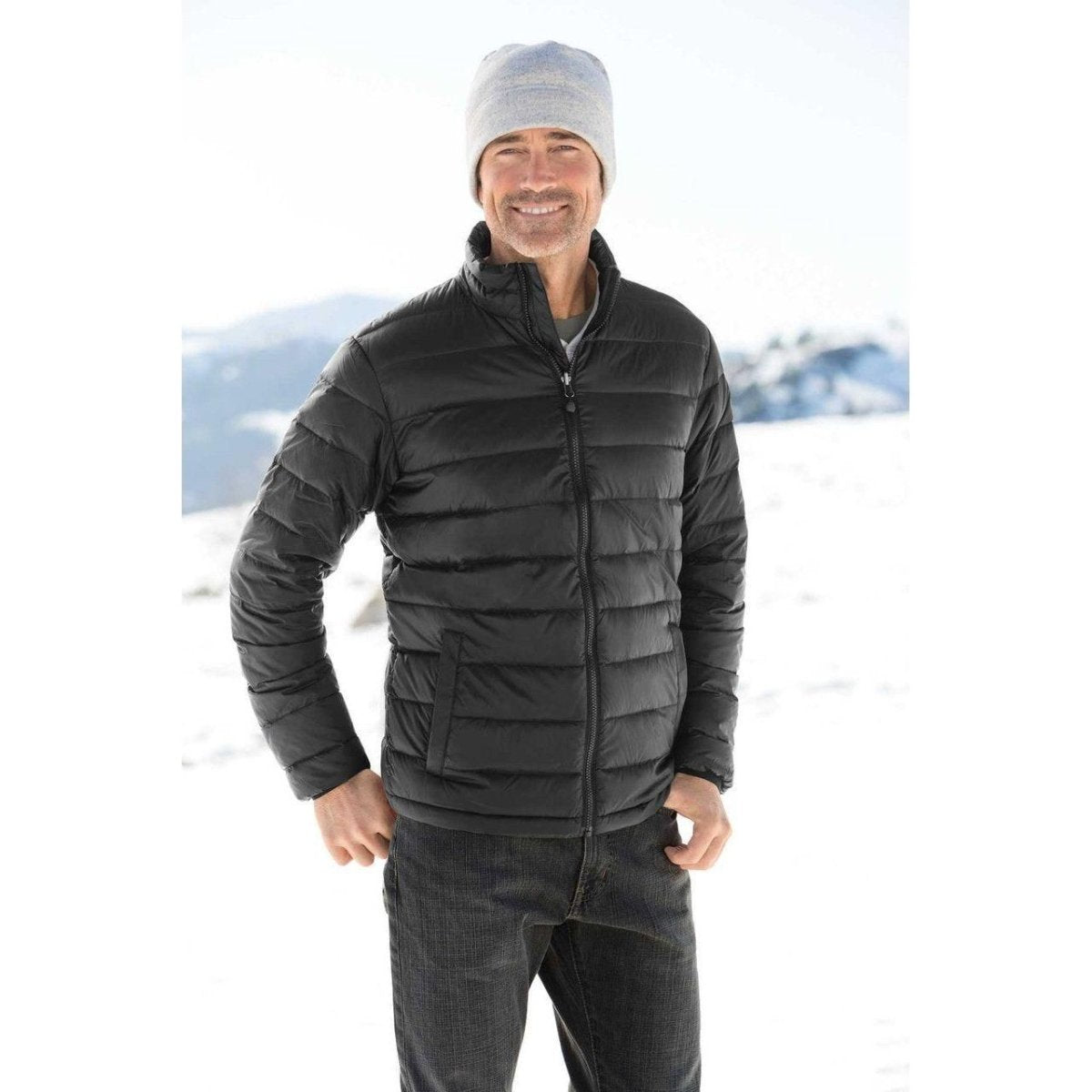 Mens Down Jacket X - Small Black Jackets