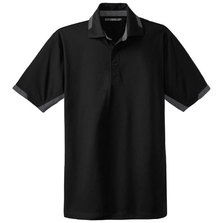 Men's Dry Zone Colorblock Ottoman Polo Black / Iron Grey X - Small Polos/Knits
