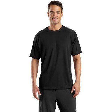 Mens Dry Zone Short Sleeve Raglan T-Shirt Small Black Short Sleeve T-Shirts