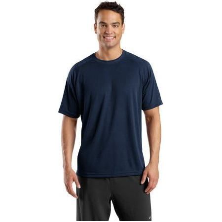 Mens Dry Zone Short Sleeve Raglan T-Shirt X - Small True Navy Short Sleeve T-Shirts