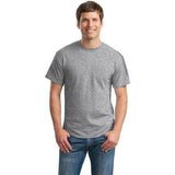 Mens DryBlend 50 Cotton/50 DryBlend Poly T-Shirt Large Sport Grey Short Sleeve T-Shirts