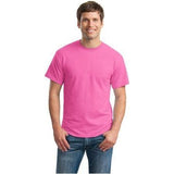 Mens DryBlend 50 Cotton/50 DryBlend Poly T-Shirt Medium Azalea Short Sleeve T-Shirts