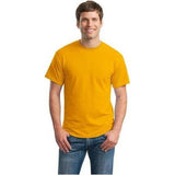 Mens DryBlend 50 Cotton/50 DryBlend Poly T-Shirt Medium Gold Short Sleeve T-Shirts