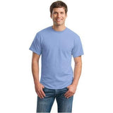 Mens DryBlend 50 Cotton/50 DryBlend Poly T-Shirt Small Carolina Blue Short Sleeve T-Shirts