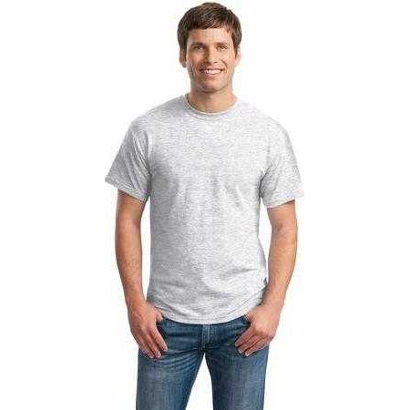 Mens DryBlend 50 Cotton/50 DryBlend Poly T-Shirt Small Light Blue Short Sleeve T-Shirts