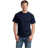 Mens DryBlend 50 Cotton/50 DryBlend Poly T-Shirt Small Navy Short Sleeve T-Shirts