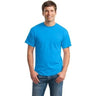 Mens DryBlend 50 Cotton/50 DryBlend Poly T-Shirt Small Sapphire Short Sleeve T-Shirts