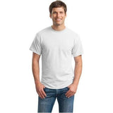 Mens DryBlend 50 Cotton/50 DryBlend Poly T-Shirt Small White Short Sleeve T-Shirts