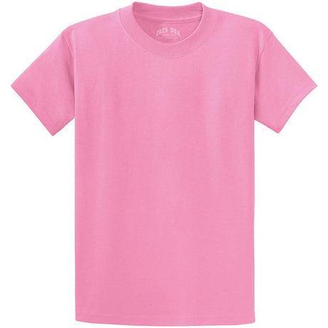 Men's Durable 100% Heavyweight Cotton T-Shirts in Regular, Big, and Tall Sizes Candy Pink Small Short Sleeve T-Shirts