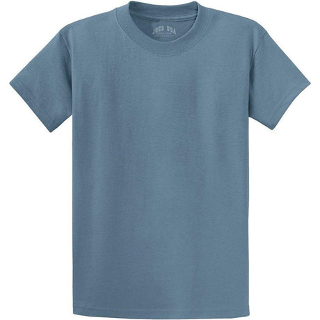 Men's Durable 100% Heavyweight Cotton T-Shirts in Regular, Big, and Tall Sizes Royal Small Short Sleeve T-Shirts