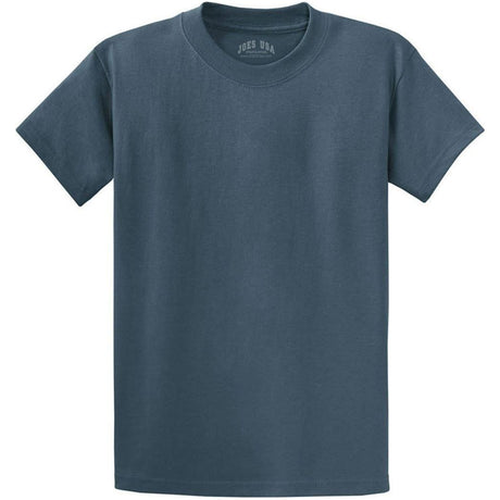 Men's Durable 100% Heavyweight Cotton T-Shirts in Regular, Big, and Tall Sizes Royal Small Short Sleeve T-Shirts