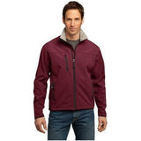 Mens Glacier Soft Shell Jacket Medium Caldera Red/Chrome Soft Shell Jackets