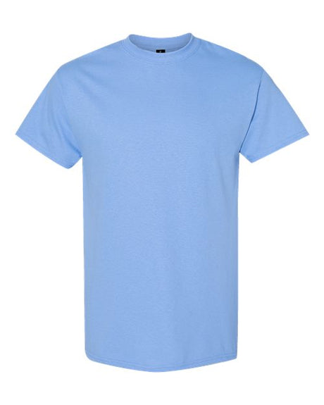 Mens Heavy Cotton 100% Cotton T-Shirt Small Carolina Blue Short Sleeve T-Shirts