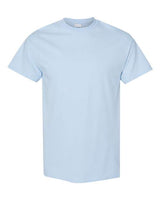 Mens Heavy Cotton 100% Cotton T-Shirt Small Light Blue Short Sleeve T-Shirts
