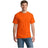 Mens Heavy Cotton 100% Cotton T-Shirt Small Orange Short Sleeve T-Shirts