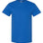 Mens Heavy Cotton 100% Cotton T-Shirt Small Royal Short Sleeve T-Shirts
