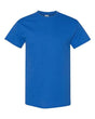 Mens Heavy Cotton 100% Cotton T-Shirt Small Royal Short Sleeve T-Shirts